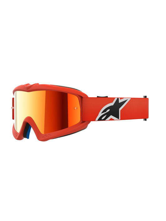 ALPINESTARS VISION YOUTH CORP GOGGLES - ORANGE MIRROR RED