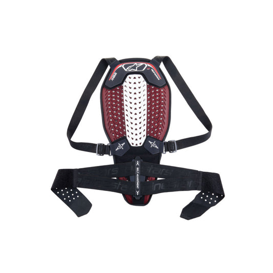 Alpinestars Nucleon Plasma Back Protector With Strap - Black White Red