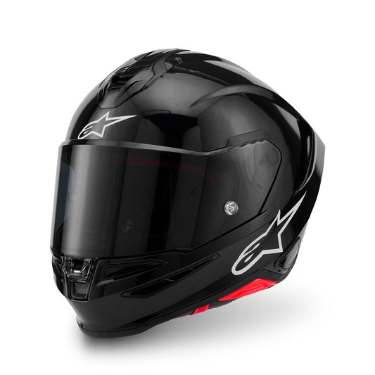 Alpinestars SR7 Solid ECE06 Helmet - Glossy Black