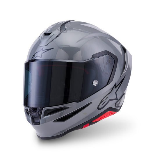 Alpinestars SR7 Solid ECE06 Helmet - Glossy Grey