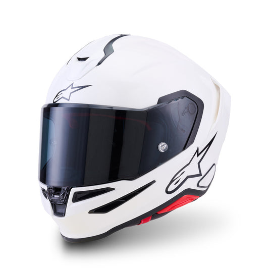 Alpinestars SR7 Solid ECE06 Helmet - Glossy White