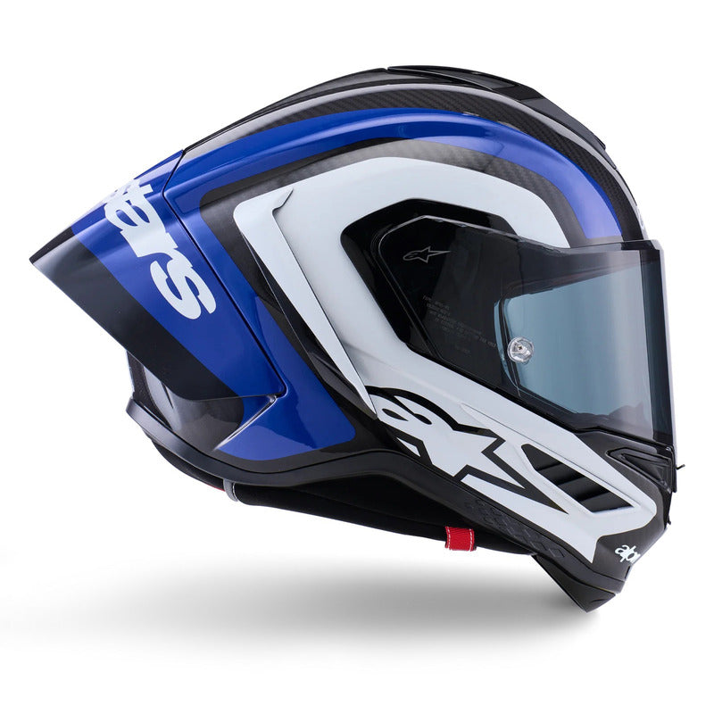 Alpinestars Supertech R10 Arius Helmet ECE06/DOT/FI - Black/White/Blue ...
