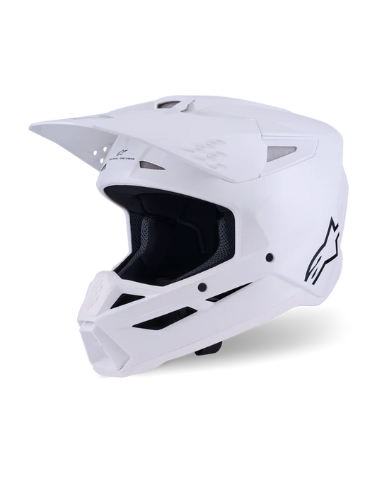 ALPINESTARS 2025 S-M3 HEAT HELMET - WHITE GLOSSY