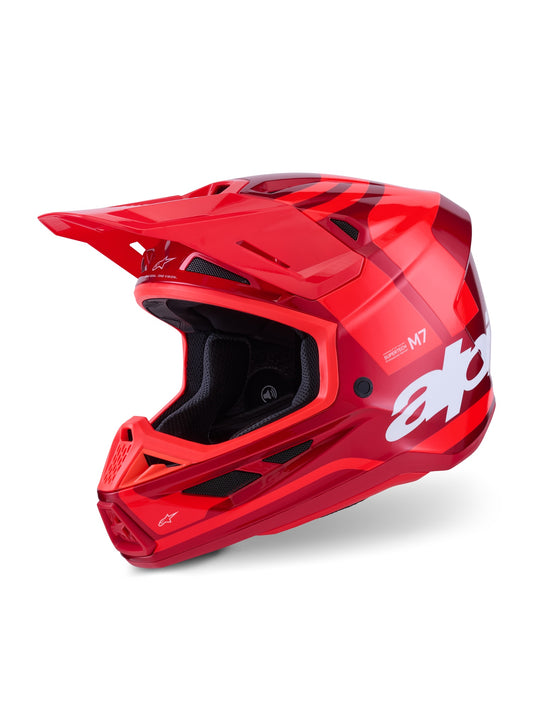 ALPINESTARS 2026 S-M7 CORE HELMET - RED GLOSSY