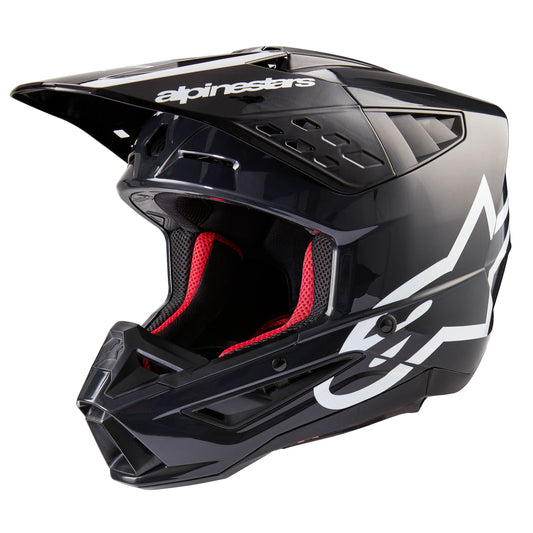 ALPINESTARS 2024 SUPERTECH M5 CORP HELMET - DARK GRAY GLOSSY