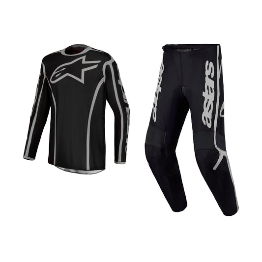 Alpinestars 2027 Fluid Apex V2 Gear Set - Black Silver