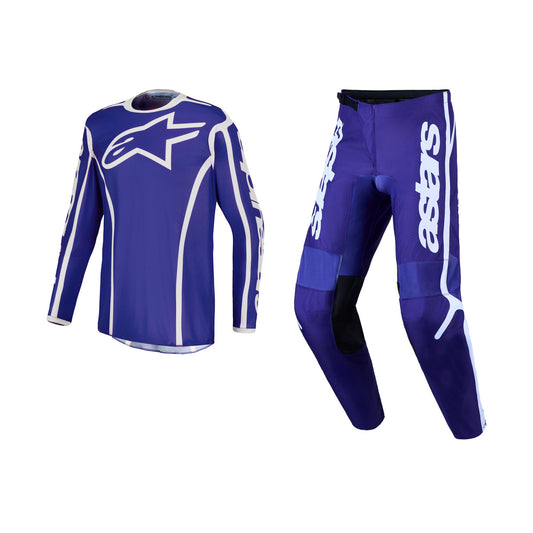 Alpinestars 2027 Fluid Apex V2 Gear Set - Deep Blue White