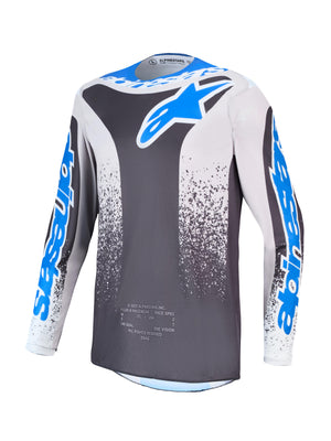 Alpinestars 2027 Fluid Drag Jersey - Graystone Light Lilac UCLA Blue