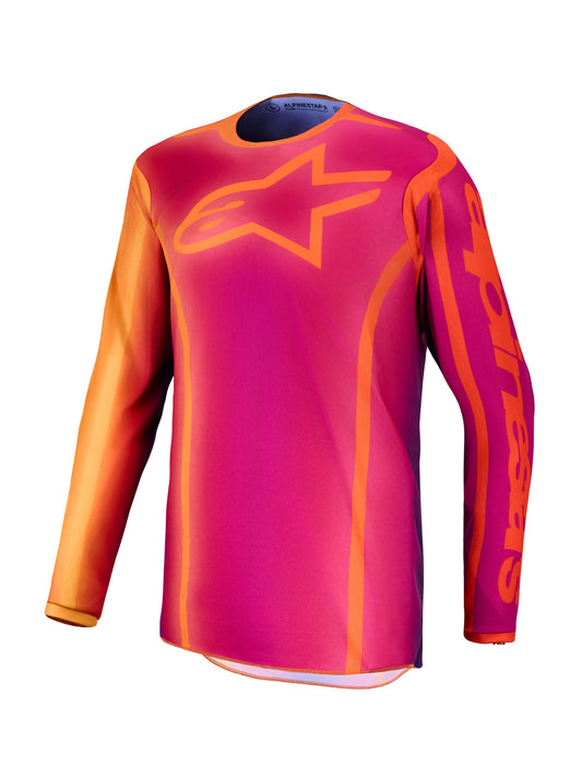 Alpinestars 2027 Fluid Kepler Jersey - Dark Purple Orange