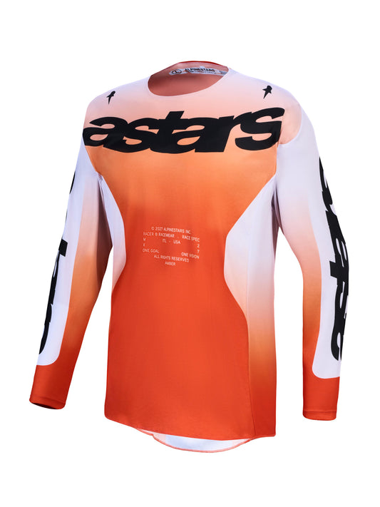 Alpinestars 2027 Racer Amber Jersey - Cardinal Red Light Lilac Black