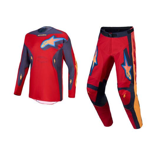 Alpinestars 2027 Racer Hunt Gear Set - Fire Red Graystone Hot Coral