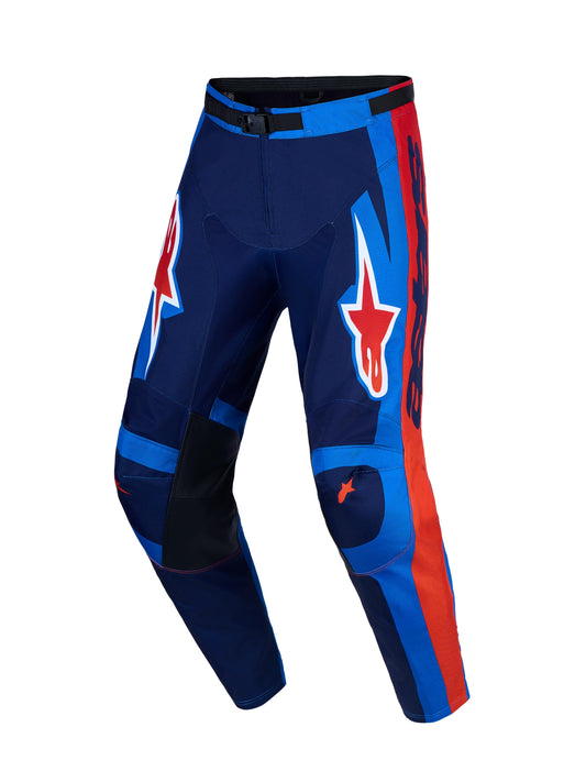 Alpinestars 2027 Racer Hunt Pants - Strong Blue Deep Blue Fire Red