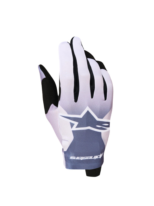 Alpinestars 2027 Radar Gloves - Ash Gray Light Lilac White Black