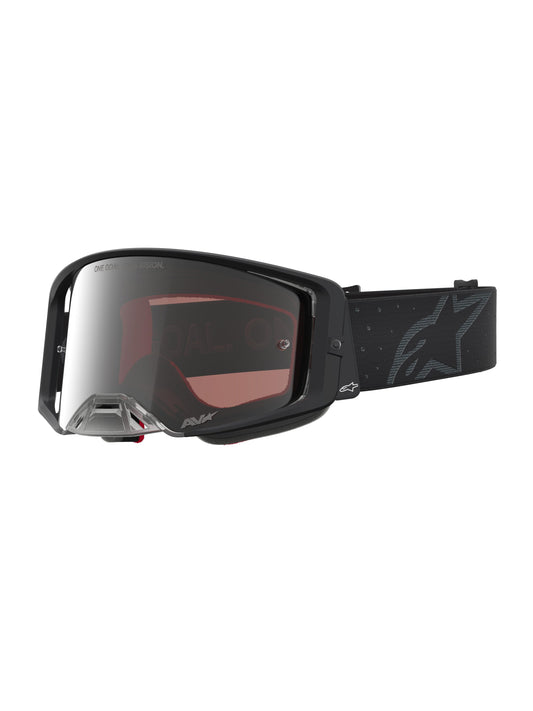 Alpinestars 2027 Supertech Cloak Goggles - Black / Mirror Silver Lens