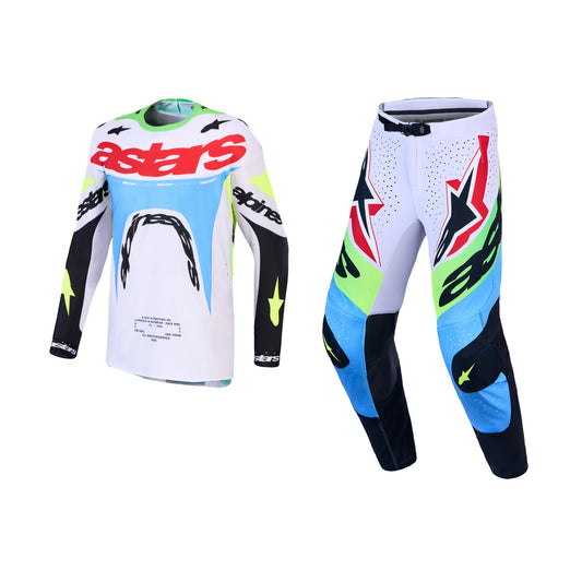 Alpinestars 2027 Supertech Dyna Gear Set - Light Lilac Green Fluo Black