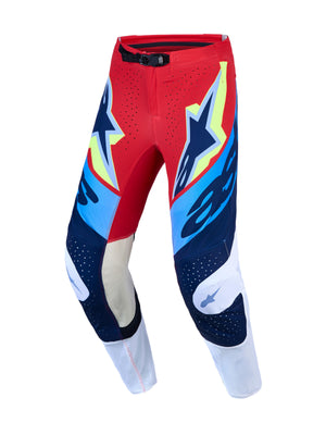 Alpinestars 2027 Supertech Dyna Pants - Fire Red White Navy Blue