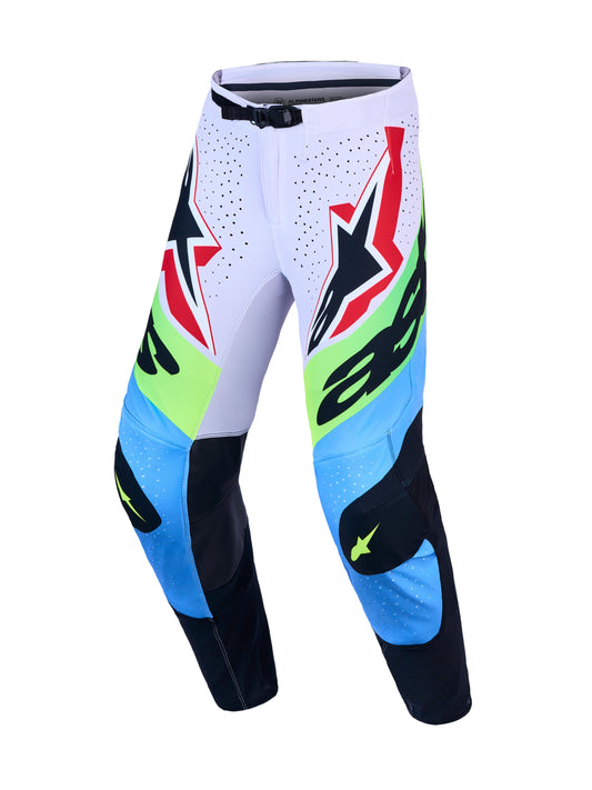 Alpinestars 2027 Supertech Dyna Pants - Light Lilac Green Fluo Black