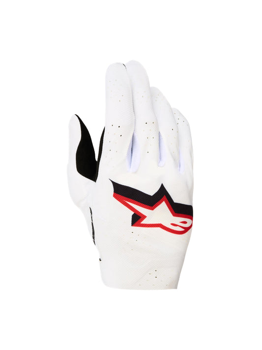 Alpinestars 2027 Supertech MX Gloves - White Black Fire-Red