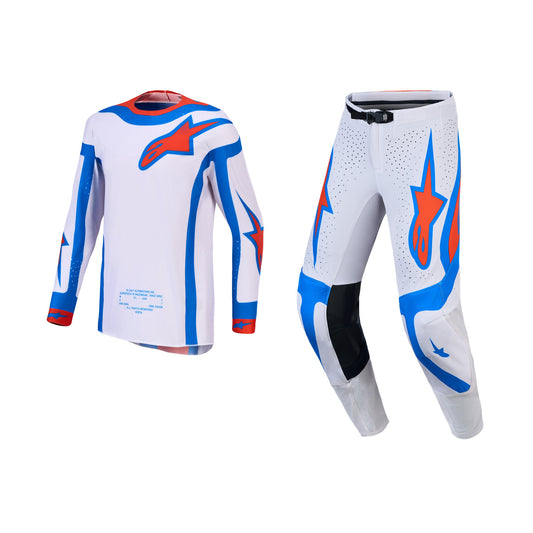 Alpinestars 2027 Supertech Vesta Gear Set - Light Lilac Cardinal Red