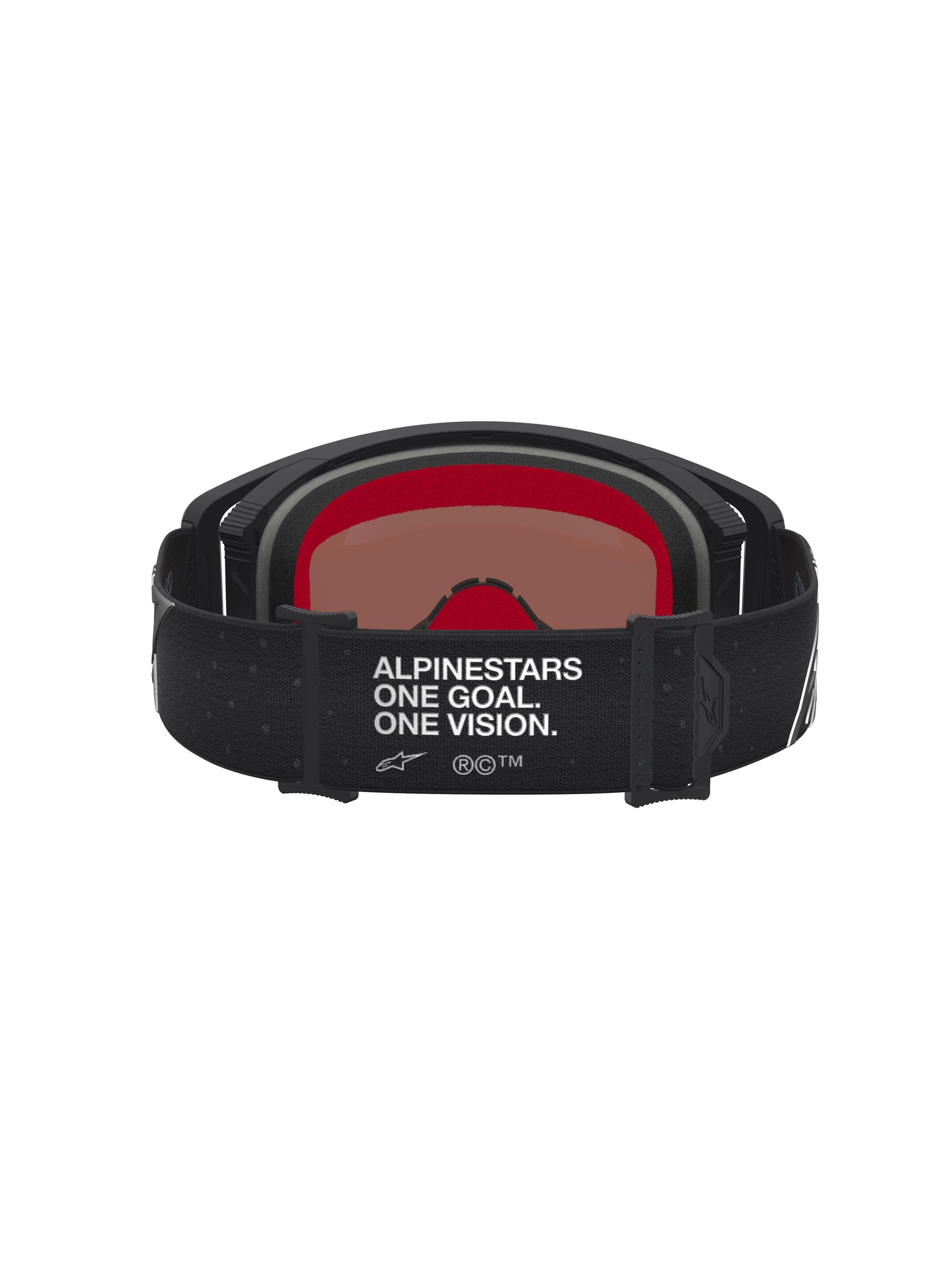 Alpinestars 2027 Supertech Vesta Goggles - Black Matte Silver / Mirror Silver Lens