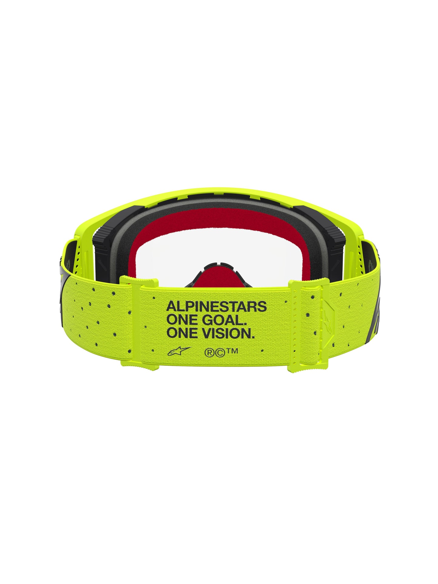 Alpinestars 2027 Supertech Vesta Goggles - Fluro Yellow Black / Clear Lens