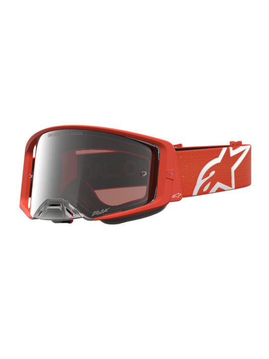 Alpinestars 2027 Supertech Vesta Goggles - Orange Silver / Mirror Silver Lens