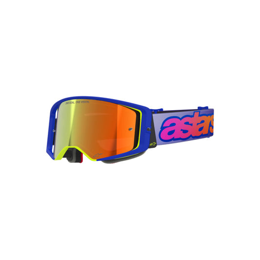 Alpinestars 2027 Supertech Vista Goggles - Blue Yellow Purple / Mirror Red Lens