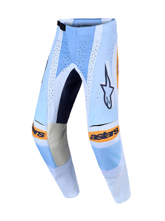 Alpinestars 2027 Techstar Maven Pants - Dust Blue Tangerine Black
