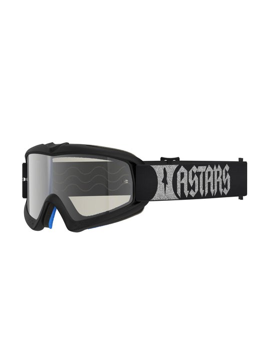 Alpinestars 2027 Vision Youth Atrox Goggles - Black Silver / Mirror Silver Lens