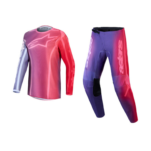 Alpinestars 2027 Women's Fluid Kepler Gear Set - Purple Rouge Red