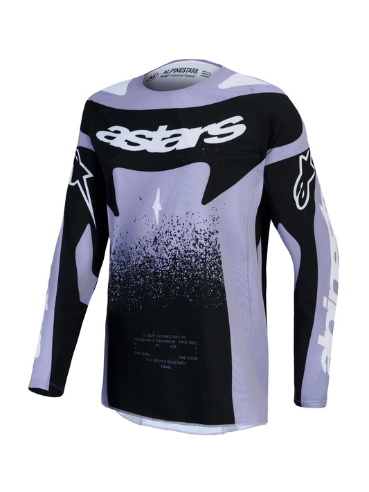 Alpinestars 2027 Womens Techstar Swan Jersey - Light Violet Black