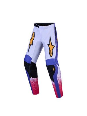 Alpinestars 2027 Youth Fluid Drag Pants - Light Lilac Blue Iris Gold