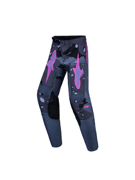 Alpinestars 2027 Youth Fluid Lone Pants - Gray Camo Purple