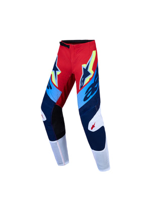 Alpinestars 2027 Youth Supertech Dyna Pants - Fire Red White Navy Blue