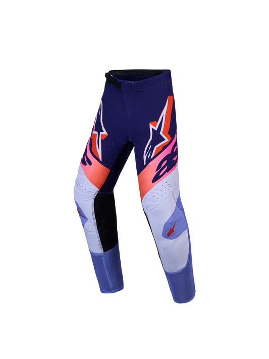 Alpinestars 2027 Youth Supertech Dyna Pants - Light Violet Deep Purple Pink Fluo