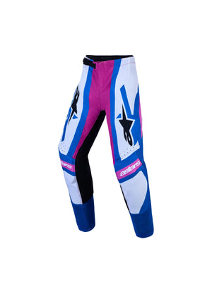 Alpinestars 2027 Youth Supertech Maven Pants - White Hot Coral Blithe Blue