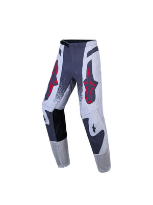 Alpinestars 2027 Youth Supertech Swan Pant - Light Lilac Dark Gray Red Fluo