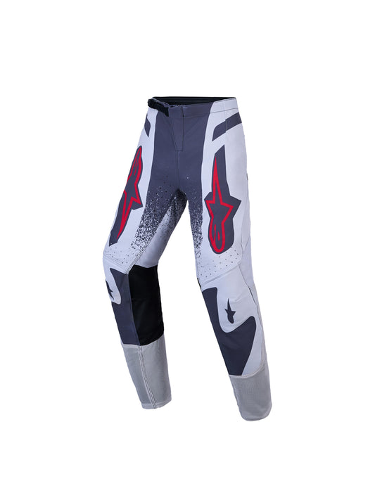 Alpinestars 2027 Youth Supertech Swan Pant - Light Lilac Dark Gray Red Fluo