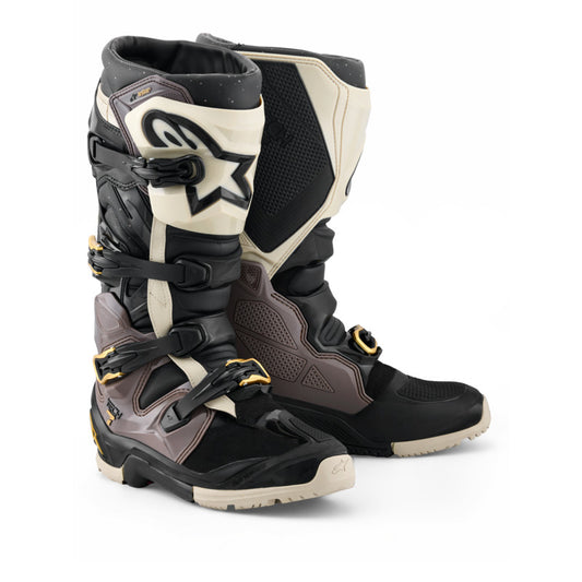 Alpinestars Tech 7 Enduro Drystar® Boots - Black Dark-Gray Gold