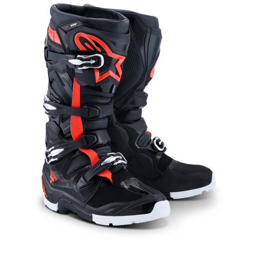 Alpinestars Tech 7 Enduro Drystar® Boots - Black Fluro-Red White