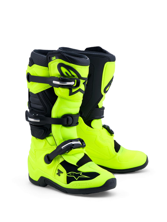 Alpinestars 2027 Tech 7S Youth Boots - Yellow Fluo Black