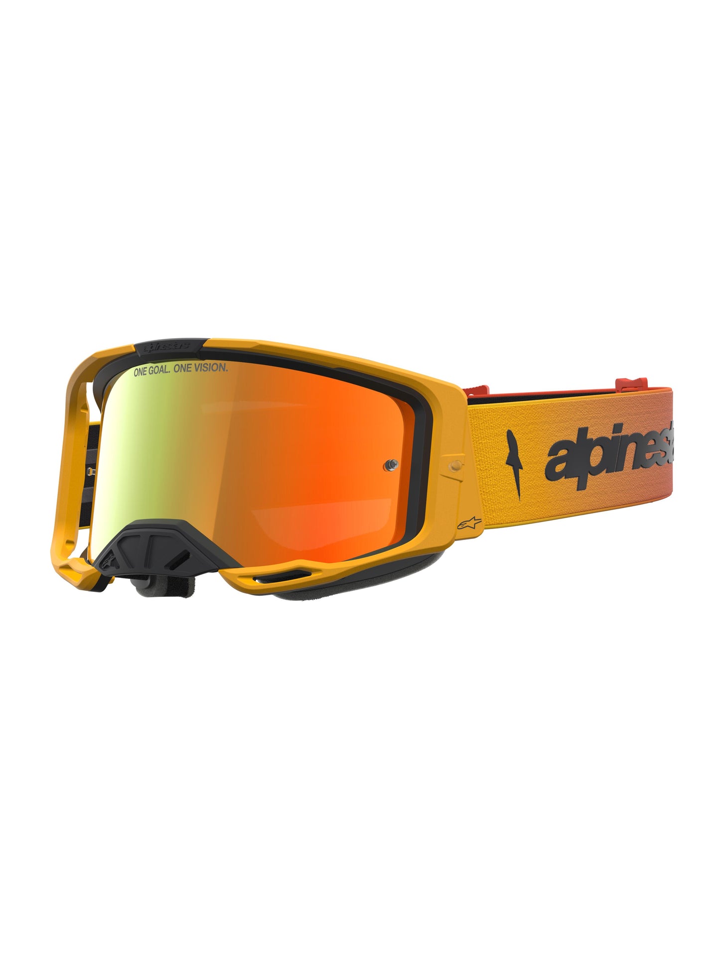 Alpinestars 2027 Vision 8 Amber Goggles - Mirror Lens