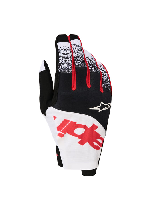 Alpinestars 2027 Techstar Gloves - Black White Red Fluo