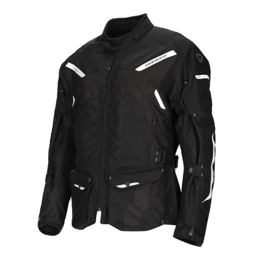 DRIRIDER APEX 6 JACKET - BLACK/WHITE