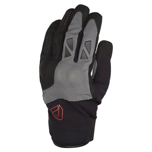 DRIRIDER ATOMIC GLOVES - GREY/BLACK/RED