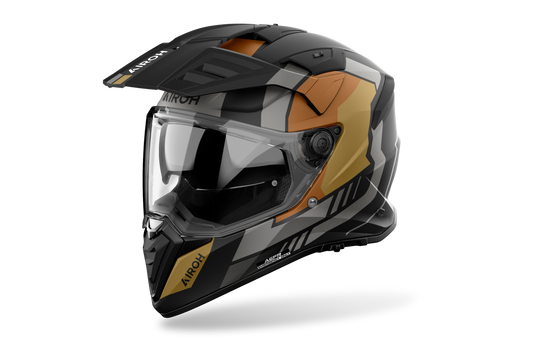 AIROH BANDIT HORN HELMET - GOLD MATT