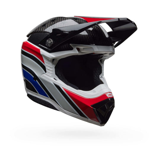 BELL MOTO-10 SPHERICAL RSD OLD GLORY HELMET - GLOSS RED/BLUE