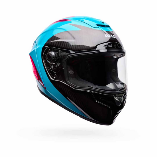 BELL RACE STAR FLEX FLUID HELMET - GREEN/PINK