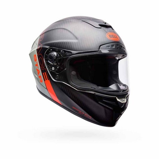 BELL RACE STAR DLX FLEX STRIKE HELMET - ORANGE