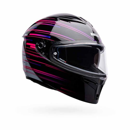 BELL LITHIUM VELO HELMET - BLACK/PURPLE